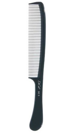 Расческа для волос DoCut карбоновая с ручкой 18.5 см Soft Touch DC3