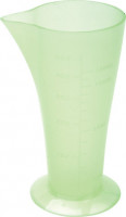 Стакан мерный DEWAL, зеленый, с носиком 120 мл