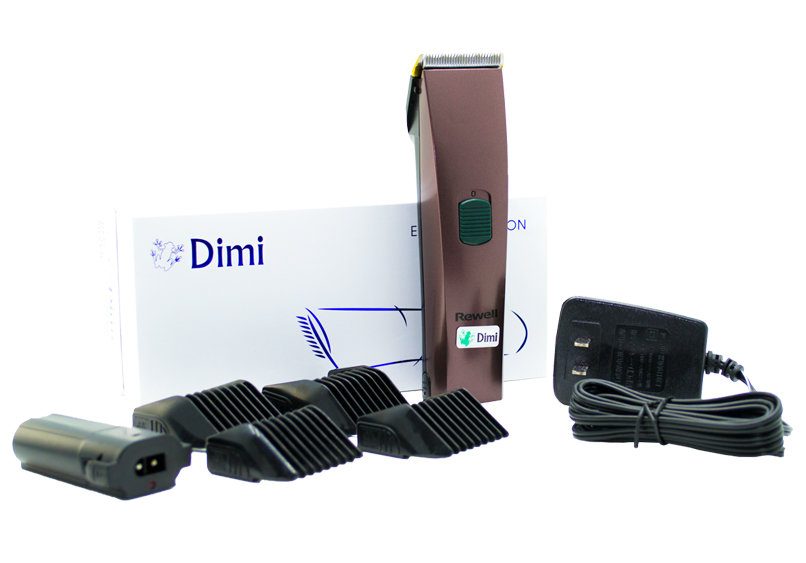 Машинка для стрижки Dimi Rewell RFCD-900 фиолетовый 4 насадки сеть-аккумулятор