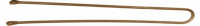 Шпильки DEWAL коричневые, прямые 70 мм, 60 шт/уп, на блистере