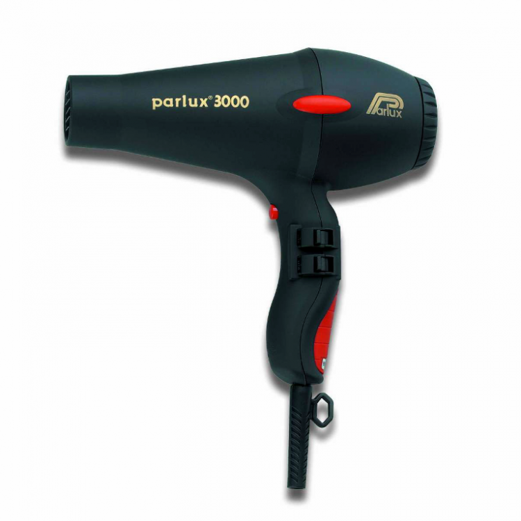 Профессиональный фен 1810 Вт Parlux 3000 Soft Touch Черный