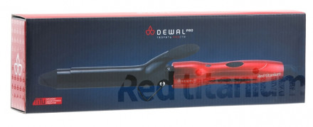 Плойка для волос DEWAL 03-2019 RED Titanium 19 мм 40Вт