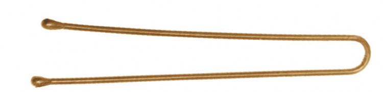 Шпильки DEWAL золотистые, прямые 45 мм, 60 шт/уп, на блистере