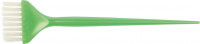 Кисть для окрашивания DEWAL зеленая, с белой прямой  щетиной, узкая 45мм