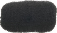 Валик для прически DEWAL, сетка, черный 12 см