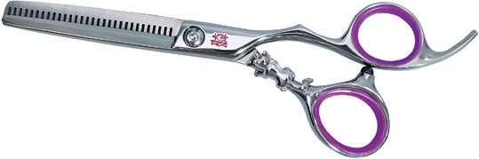 Парикмахерские ножницы TAYO CLASSIC  филировочные 5.5" с украшением Лиса